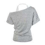 Murev Asymmetry Stripe Top