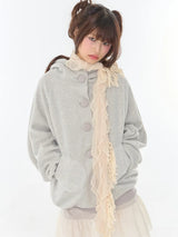 Fleece Cloud Jacket Oatmeal