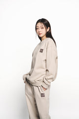 25SS BOX BASIC LOGO JOGGER PANTS ESSENTIAL BEIGE