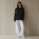 Striped Knit_Navy