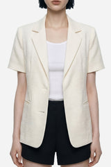Slim Wrap Short Sleeve Jacket