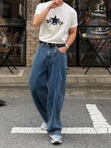 Ber balloon denim pants