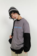  YWD LOGO T-SHIRTS_CHARCOAL