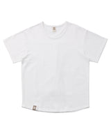 エッセンシャル プリーツ Uネック 1/2 Tシャツ (Off-White)