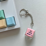[withsome made] キュートライフ, ハッピーライフLEDキーキャップキーリング (1 Key)