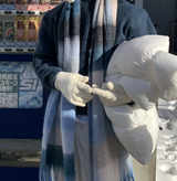 フレンダーエイクチェックビッグマフラー