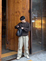 Pigment back banding work pants