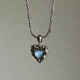 marine heart necklace