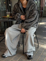 [Unisex] Fur 2way hood jumper(4color)