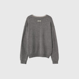 レイヤードVネックニットプルオーバー [MELANGE GREY]