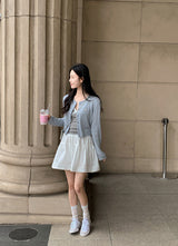 MR Dot Lace Layered Sleeveless (3color)