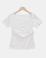 ビュレン レイヤードトップ ショートスリーブ Tシャツ