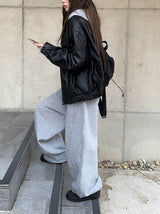 Bonne Loose Fit Hood Zip-Up
