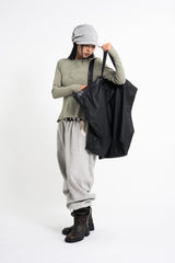 Big leather shoulder tote bag