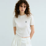 【V NECK & R NECK SET】[2 PACK] MINIMAL LOGO KNIT PACKAGE _8 COLOR