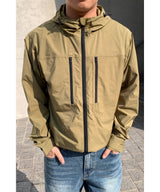 Double zipper windbreaker