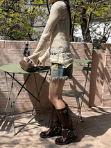 [S/S] Punching knit one piece