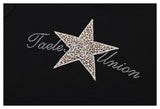 Leopard Star Rhinestone Slim Fit Tee