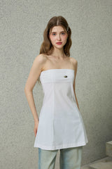 KITTEN MINI DRESS / WHITE