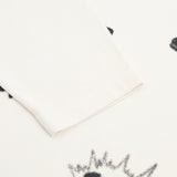 Graffitionmind グラフィティ長袖ピグメントTシャツ (Cream)