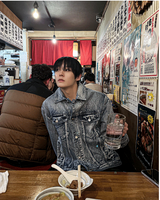 contemble snow denim jacket