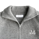 MION HIGH NECK 2-WAY ZIP-UP CARDIGAN UNISEX (3COLOR)