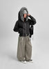 【MADE】Exive ファーフーデッドジップアップ