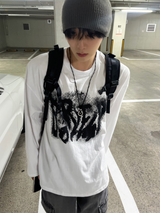 ルーズフィットスウェットシャツTシャツ