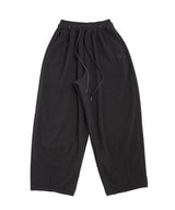 2-LAYER MICRO FLEECE SWEAT PANTS (Black)