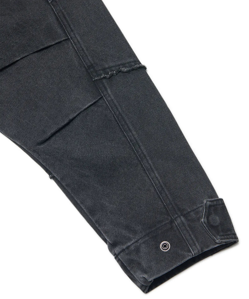 R.C DENIM BDU JACKET - WASHED BLACK