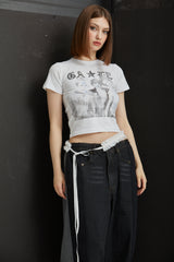 フレンズクロップドTシャツ