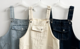 Monthly pocket suspender dress