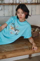26SS★ DTP Kitten Daisy Short Sleeve Tee