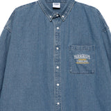 OVERSIZED PARAGRAPH DENIM SHIRT