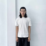 Minimal White Rib Tee