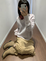 Shoreditch suede skirt (3color)