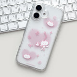 [Gel-hard] ハートキャットフォンケース (Pink) (only case)