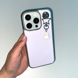 [MADE] MILKY PINK PHONE CASE (magsafe epoxy silver bumper)
