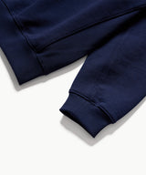 Lace Applique Sweatshirt - Navy