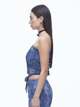 Denim Mesh Top (BL)