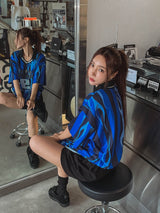 チェイスフットボールカラー半袖Tシャツ