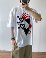 ラブプリントショートスリーブTシャツ