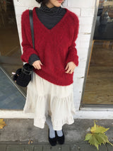 Ray Striped Turtleneck T-shirt (4 Colors)
