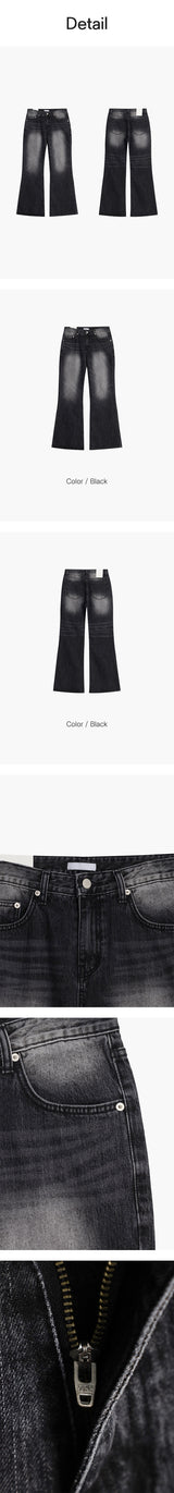 [Unisex] All cat brush boots cut pants