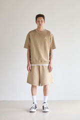 Pigment Washing Half Pants