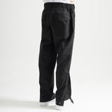Poly Cotton Cargo Pants - BLACK