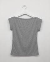 リベットボートネックTシャツ (3color)