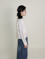 Square pocket balloon fit corduroy pants