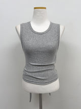 Strap Ribbed Sleeveless