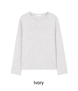 アーロン ルーズ フィット ストライプド ロング スリーブ